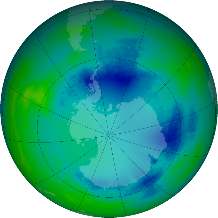 Ozone Map 2003-08-07